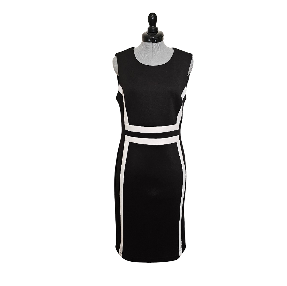 Midi Black Sleeveless Dress